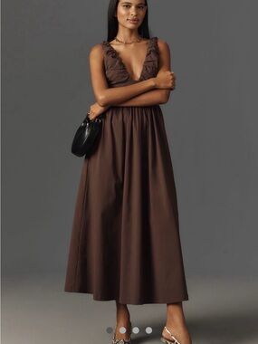 We wore what, midi Dress in Brown
ANTHRO